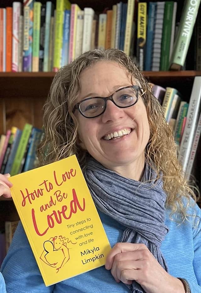 Mikyla Limpkin with her new book.