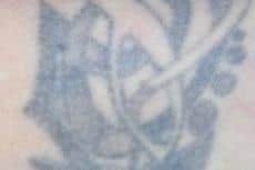 There is also a Celtic band motif on the man's arm. Photo: Lincs Police