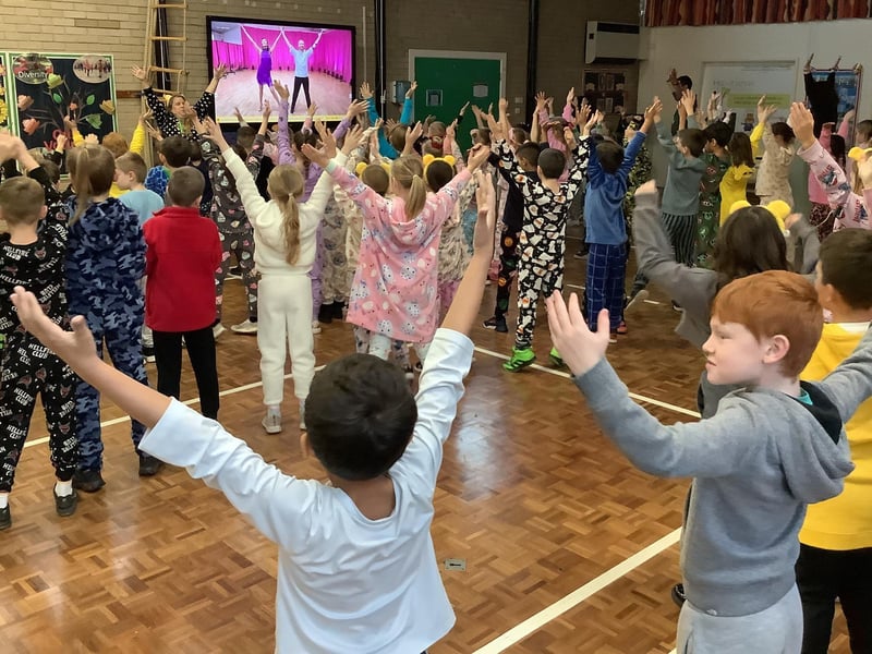 Pupils at Hawthorn Tree School, Boston, took part in the Strictly 25 Step Dance Challenge as part of Children in Need. The school also held a pyjama day in support of the fundraiser.