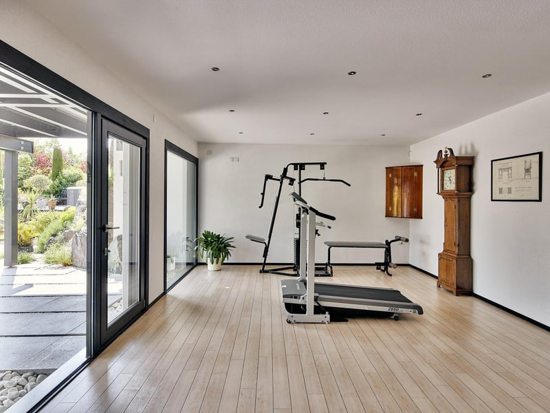 The gym.