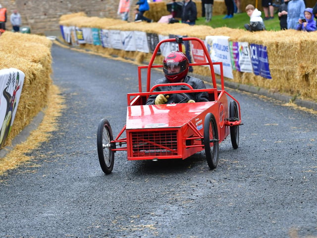 Wellingore Garage Racers at the Coleby DownhIll Challenge.