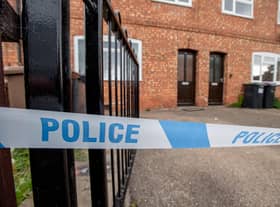Scene of the tragedy in George's Street, Sleaford.