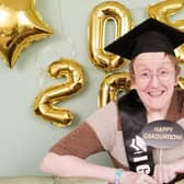 Resident Sarah Munro at her graduation ceremony