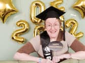 Resident Sarah Munro at her graduation ceremony