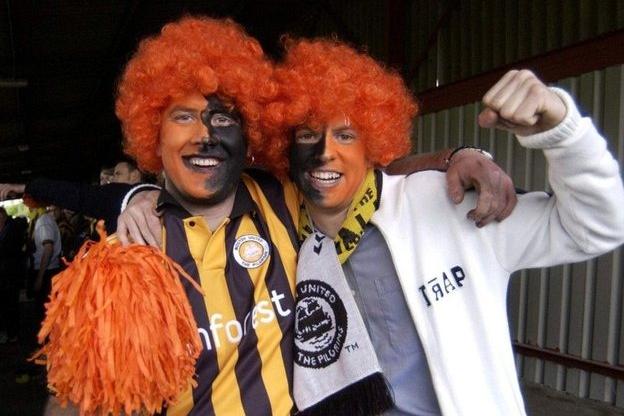 These lads got in the mood before kick off.