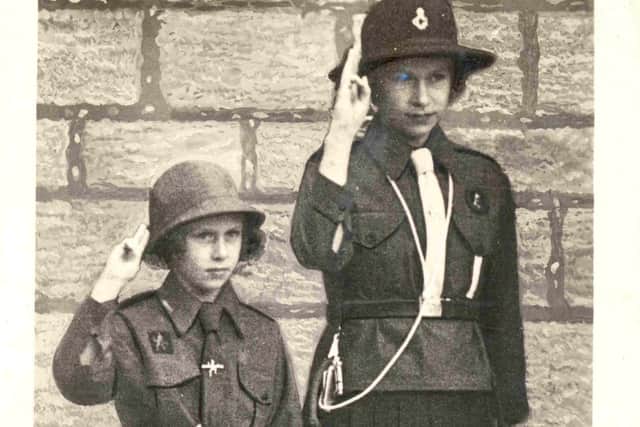 Princess Elizabeth (right) and Princess Margaret were both members of the Guiding movement.