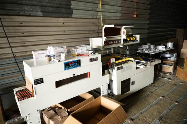 A packaging machine, used to create the final product of the weight-loss drugs.