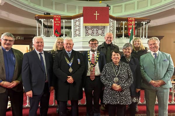 Chairman of West Lindsey District Council, Coun Stephen Bunney, welcomed guests to his Civic Carol Service