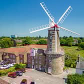 Five sails, for sale ... The Maud Foster Windmill, in Boston.