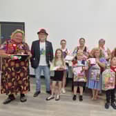 Winners of the Arts abd Crafts Competition at Skegness Carnival.
