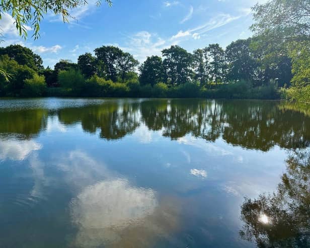 The view from the Lake View Lodge development at Messingham Lakes.