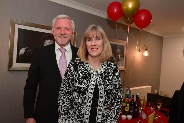 Denise and Keith Rodgers at Holdingham Grange fundraising event.