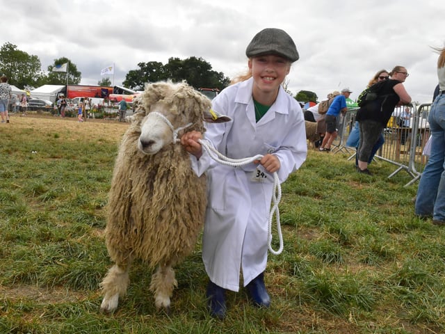 Liberty Whyment 10 of Great Hale with a Corner Farm, Helpringham, Lincoln Longwool sheep