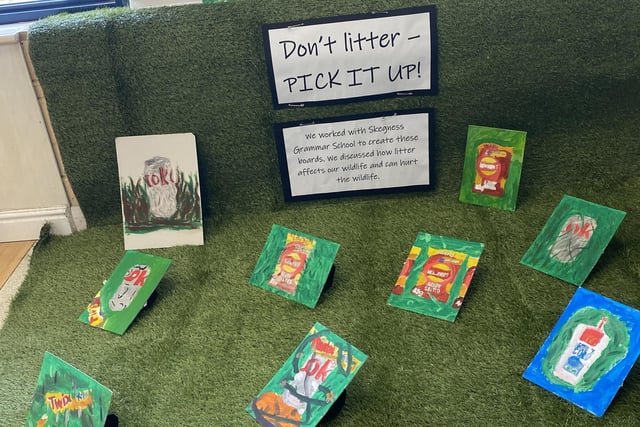 Skegness Infant and Junior Academies' first Community Art Exhibition.