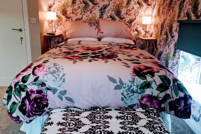 One of the bedrooms at Brampton Dales Farm Bed and Breakfast