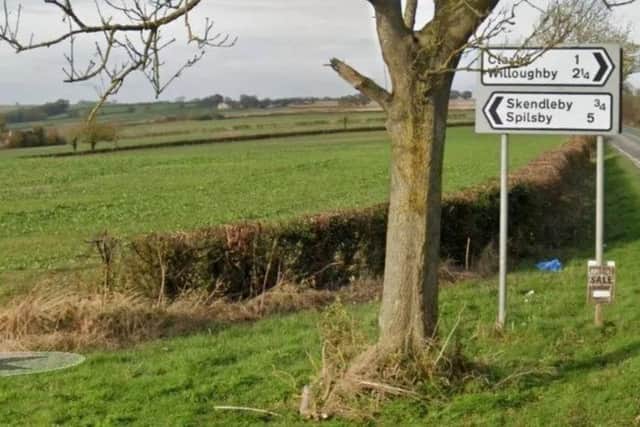 Three people were hurt in collision on the A1028 at Skendelby.