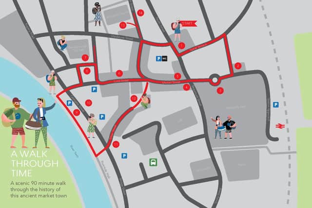 The trail features some of the most iconic sights and attractions in Gainsborough