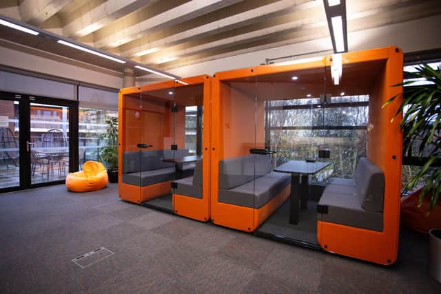 The ultra-modern office space has played host to 800 business clients