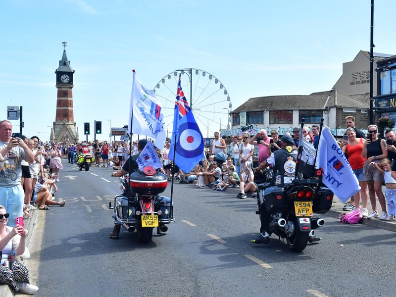 The colourful parade in action on Sunday, August 9.