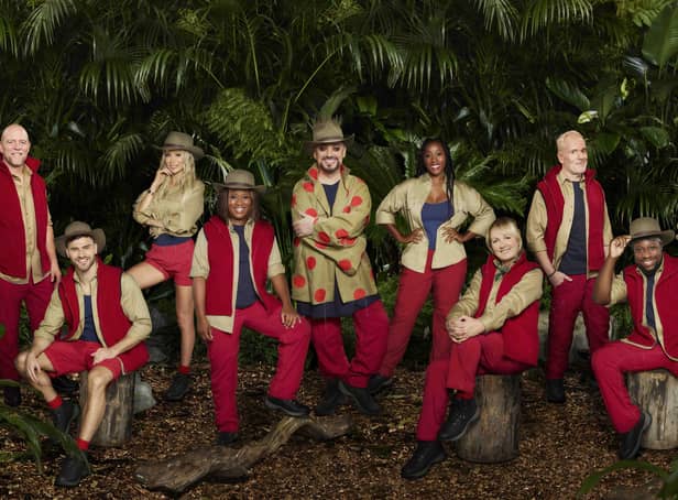 <p>Jill Scott, far right, pictured with her I'm A Celeb co-stars, has been tipped to be crowned Queen of the Jungle.</p>