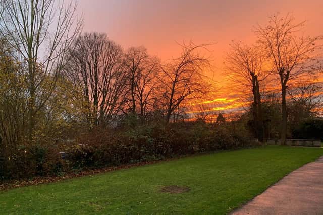 Sunset across Lincolnshire