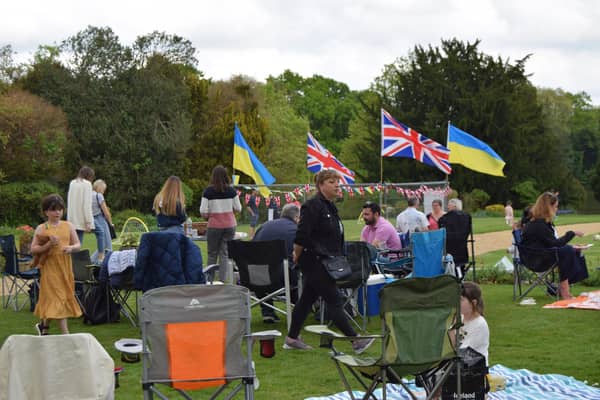 A Big Get Together for Ukrainian refugee families in Lincolnshire was held last month at Rauceby hall, near Sleaford. They had in the region of 85 people - both hosts and refugees. There is now a Ukrainian WhatsApp group, a crafting group has formed and many are taking advantage of the ESOL that Lincoln College are offering.