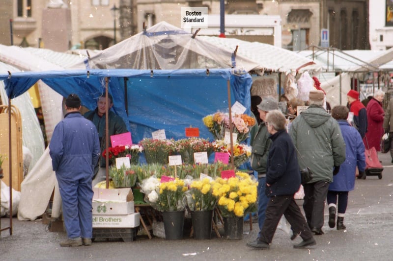 A variety of flowers available.