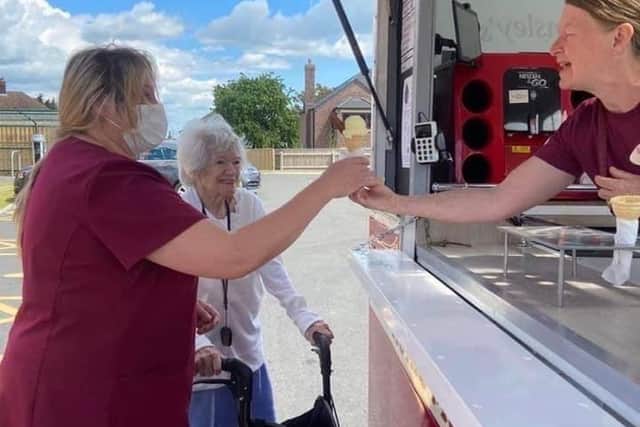 Ice cream treats at Meadow Parks.