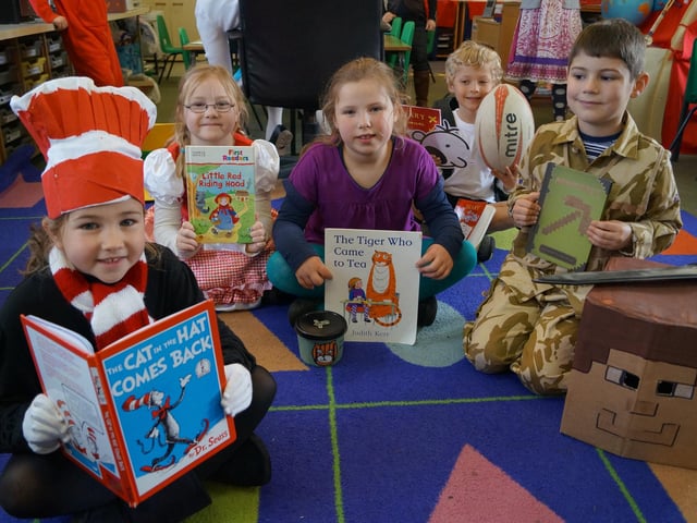 World Book Day celebrations at Osgodby Primary School.