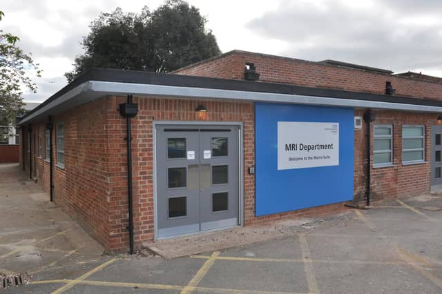 The £850,000 state-of-the-art MRI suite at County Hospital, Louth, which is celebrating its fifth anniversary. It is housed in a transformed former laundry building.