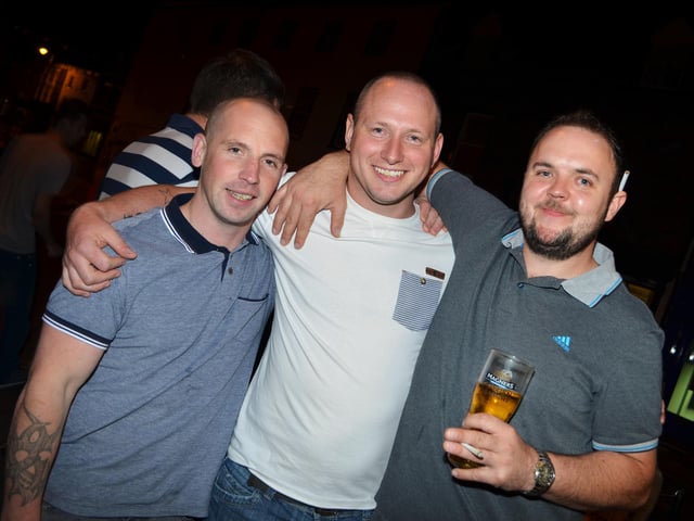 A trio that appeared in the Louth Leader as part of the paper's Big Night Out feature.