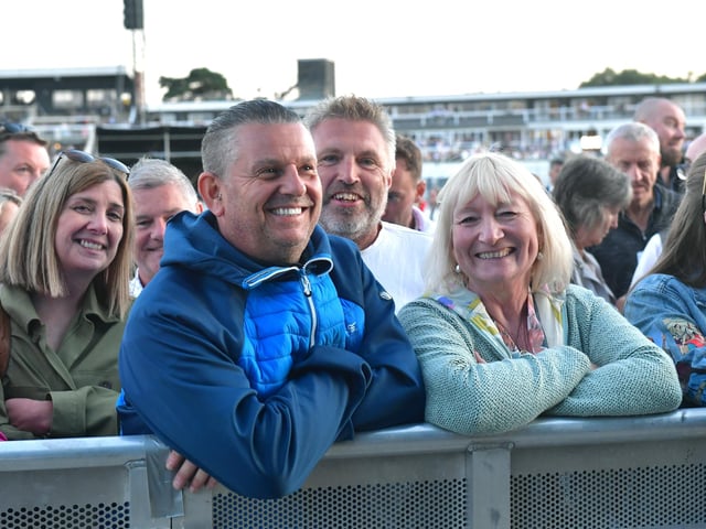 Crowds loving the show at Market Rasen. Photo: David Dawson