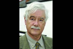 Nick Fitton, former teacher at Boston Grammar School, pictured in 2010 after being nominated for a Boston Standard Pride Award.
