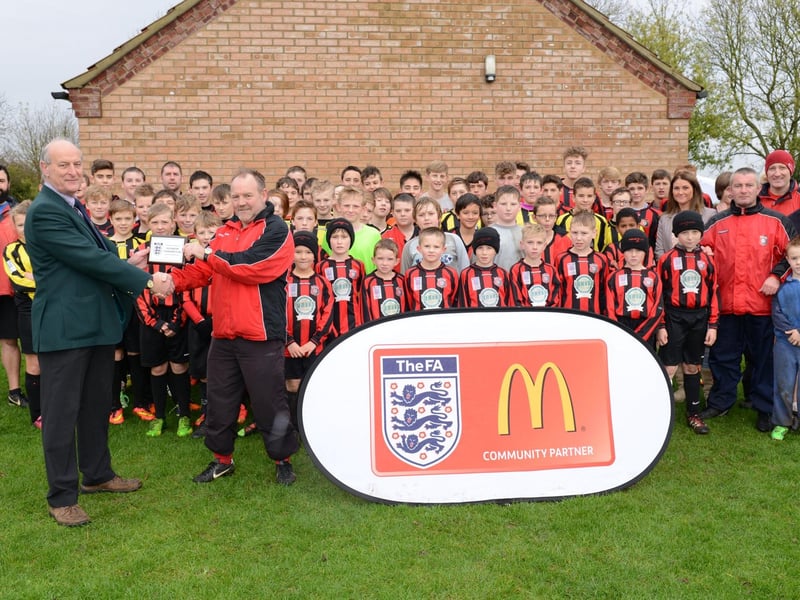 Ruskington Lions Junior Football Club being re-awarded the FA Charter Mark. Club vice-chairman Richard Wright said: "This award demonstrates Ruskington’s commitment to fair play, quality training for the players and constant personnel development by the volunteer managers and coaches."