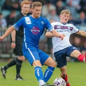 Harry Jacklin makes the challenge for Louth at Wakefield.