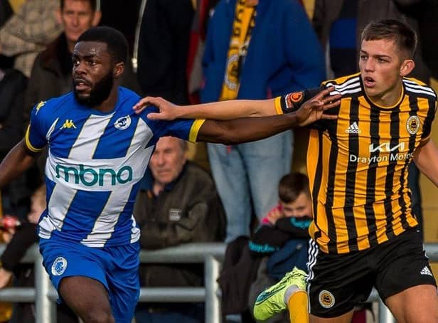 Zak Goodson is back at Boston. Pic courtesy of Boston United.