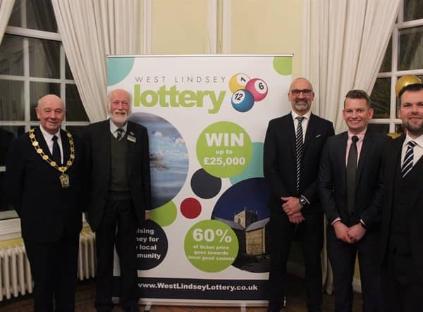 Representatives from a range of community groups were invited to attend the launch of the West Lindsey Lottery.