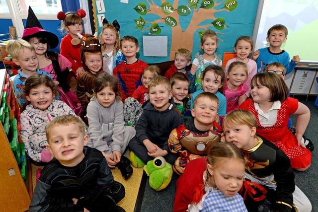 Children at Tattershall Primary School marking World Book Day 2014.