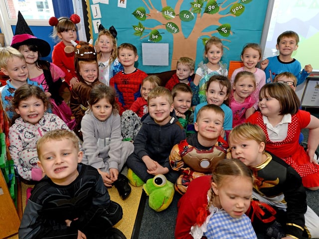 Children at Tattershall Primary School marking World Book Day 2014.