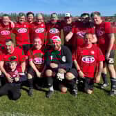 MAN v FAT Boston has cause to cheer after helping members lose 250kg in 12 months.
