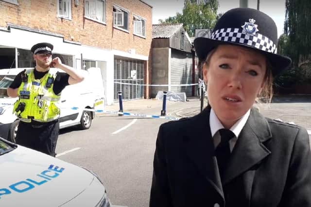 Chief Superintendent Kate Anderson, of Lincolnshire Police, talk to LincolnshireWorld at the scene today.