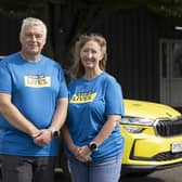 Stuart Burgham, of RAF Coningsby, and his wife Sarah. Picture: AS1 Amelia Wise