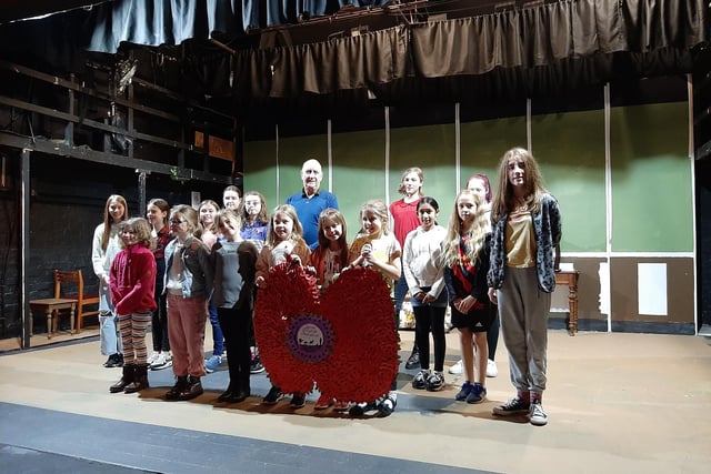 Horncastle Theatre Company’s Young Stagers paid their respects at their Saturday rehearsal.