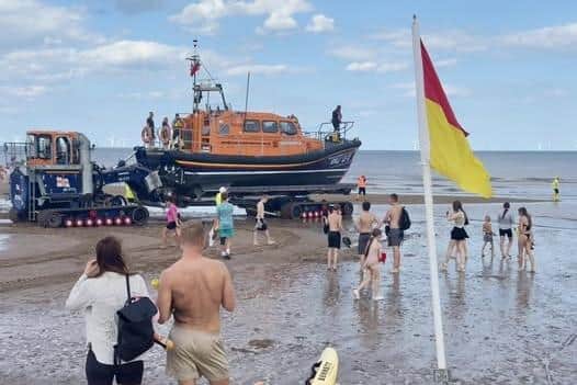 The RNLI all-weather lifeboat at Skegness was involved in the search.