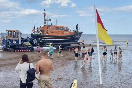 The RNLI all-weather lifeboat at Skegness was involved in the search.