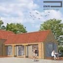 Artist's impression of how the funding will be spent. Alford Windmill. Photo: Stem Architects/GOV.UK