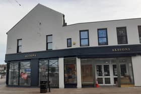 The new shop front at Alisons in Skegness.