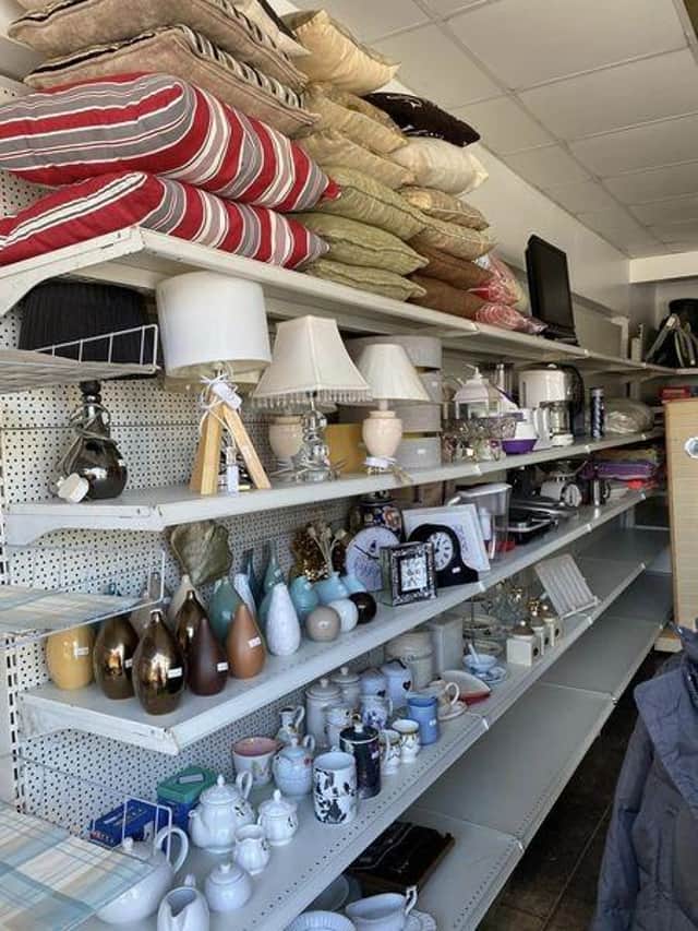 Inside the new Seaside Greyhounds charity shop in Chapel St Leonards.