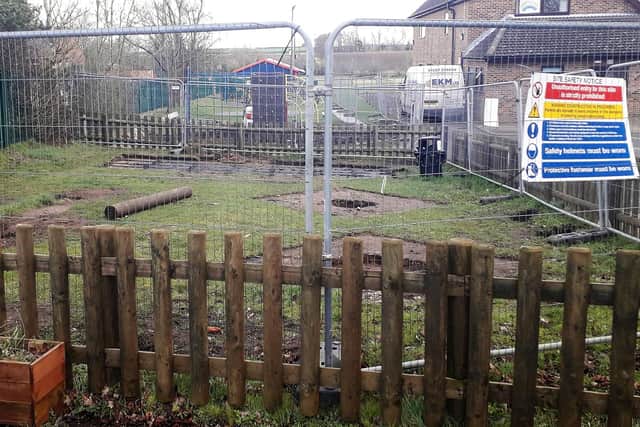 The existing play area is more than 25-years-old