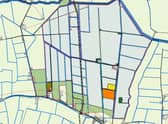An indicative layout plan of the proposed solar park at Heckington fen.